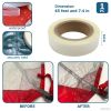 Waterproof Seam Tape for Fabric 1 Pc 20m Tape Roll Fabric Repair Tape Sealing Iron Waterproof Tape PU Coated Fabric Tape For Clothes Sportswear Unifor